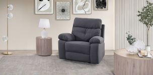 Sillón Reclinable Toronto Gris Obscuro