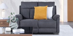 Sofá 2 Plazas con Reclinables Gwen Gris