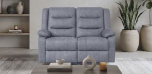 Sofá 2 Plazas con Reclinables Nori Gris