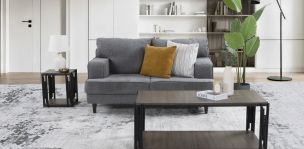 Sofá 2 Plazas Atlantica Gris