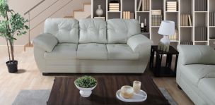 Sofá de Piel Derby Confort Tz Beige