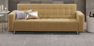Sofá Cama Angelo Amarillo