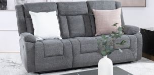Sofá con Reclinables Isabelle Gris
