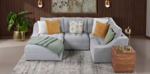 Sala Modular Zonet Gris 4 Piezas