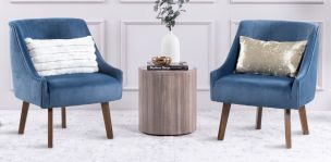 Juego de 2 Sillones Crost Azul