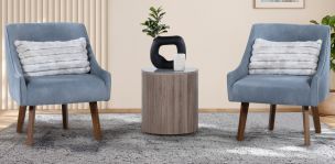 Juego de 2 Sillones Crost Gris