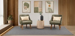 Juego de 2 Sillones Crost Verde