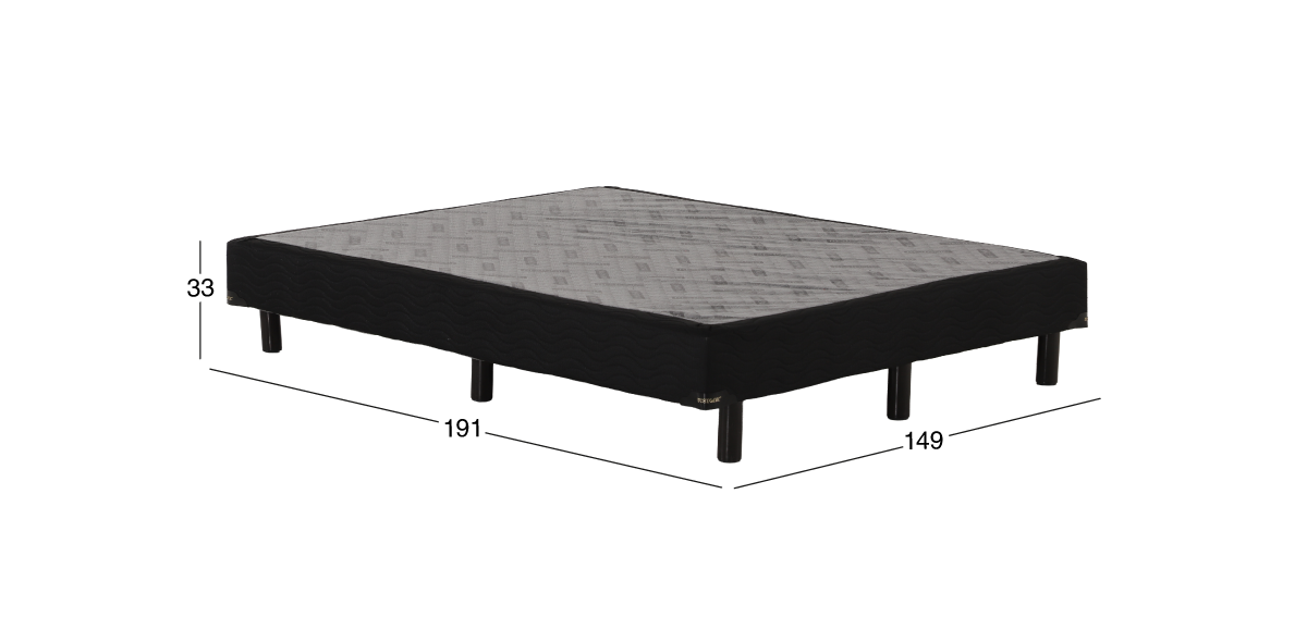 Box Restonic Queen Size Black
