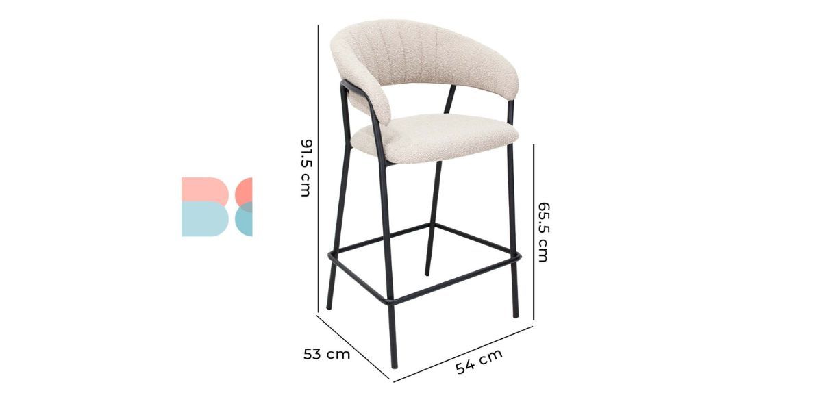 Banco Bar Caceres Beige