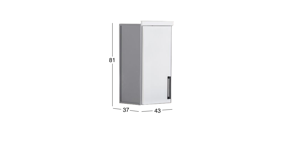 Alacena 43 cm Osaka Blanco