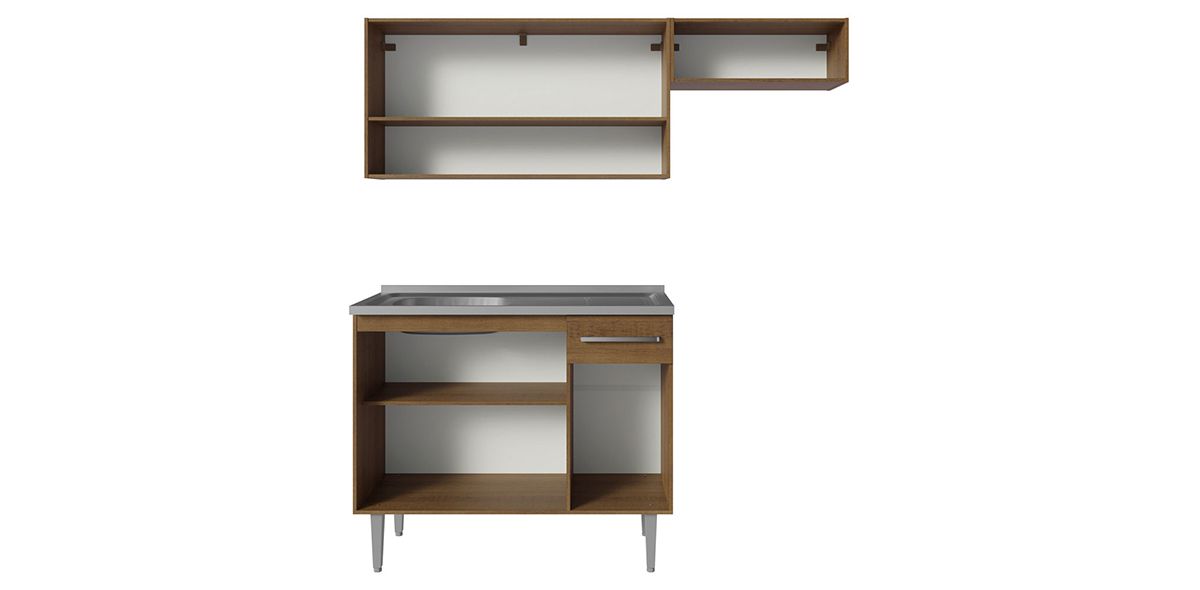 Cocina 165 cm Elizabeth Café