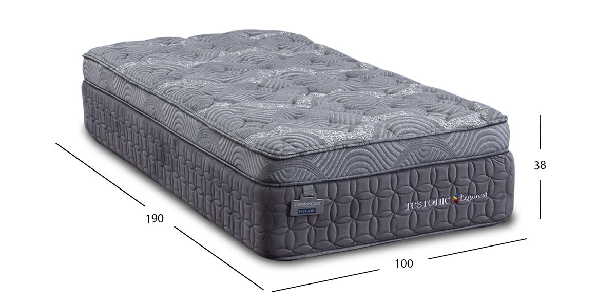 Colchón Restonic Individual Ergorest Gris