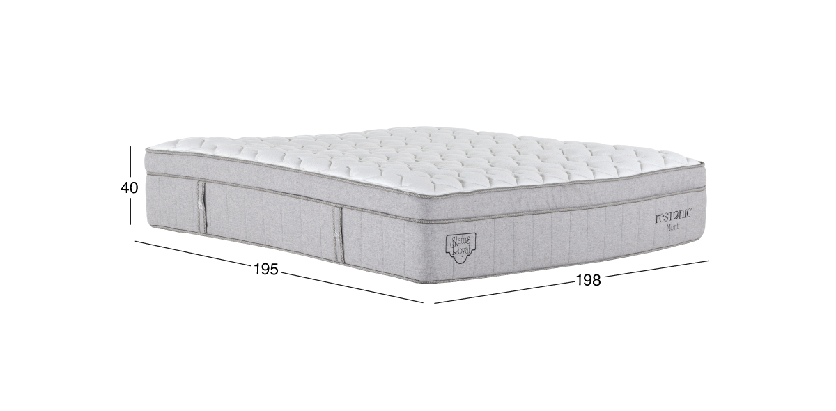 Colchón King Size Restonic Mont Blanco