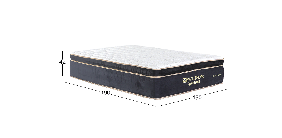 Colchón Magic Dreams Queen Size Spectrum