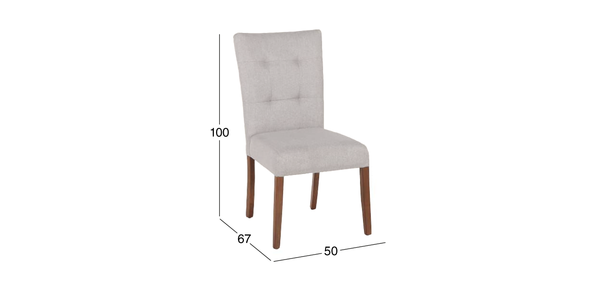Juego de 2 Sillas Góndola Beige