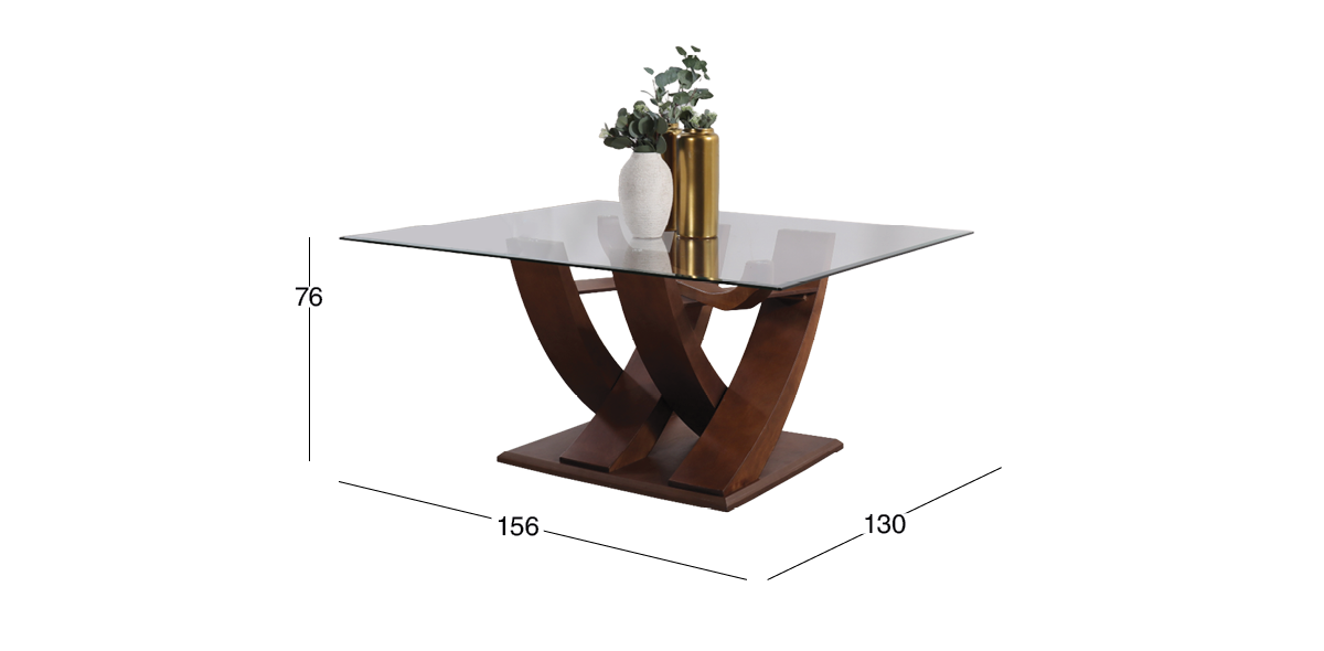 Mesa Comedor 160 X 130 cm Gondola Café