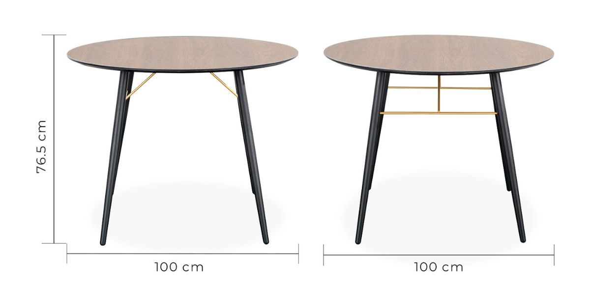 Mesa Comedor Redonda Onno Café