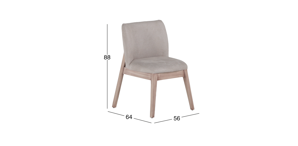 Silla Casa Anahí Meridiani Beige