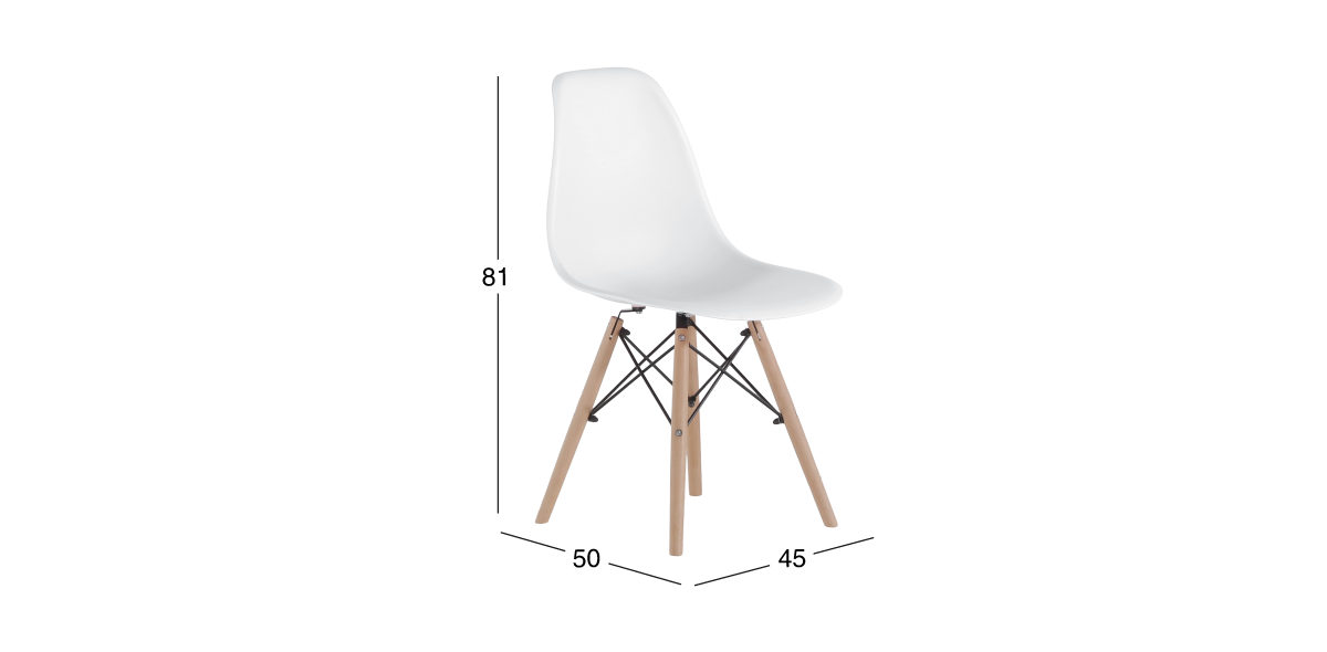 Silla Atlas In Blanco