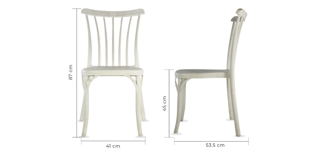 Silla Jm Nordik Blanco