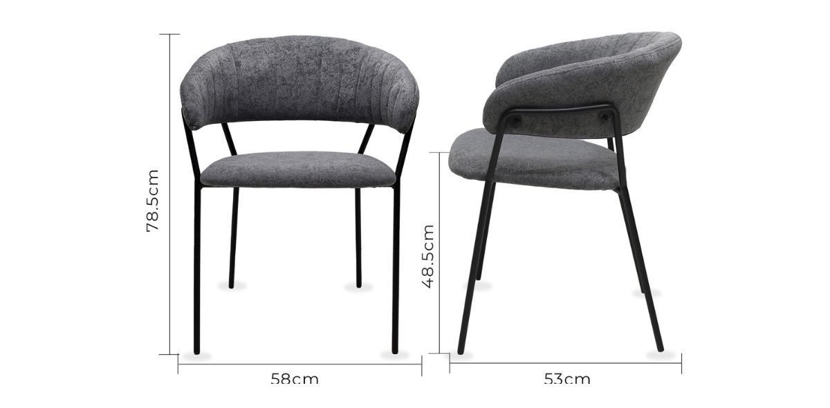 Silla Caceres Gris