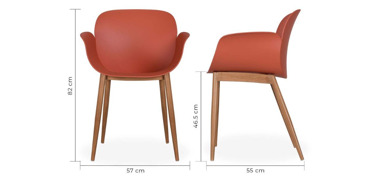 Silla Mantova Naranja