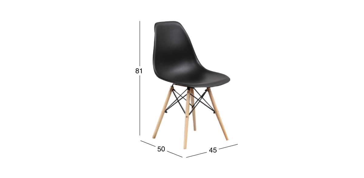 Silla Atlas In Negro