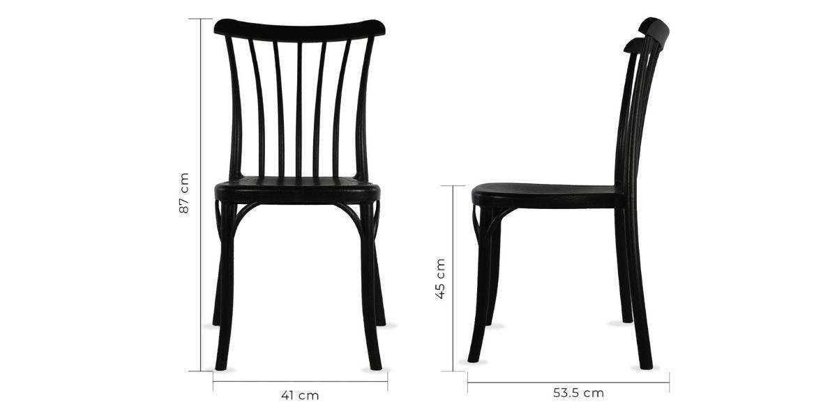 Silla Jm Nordik Negro