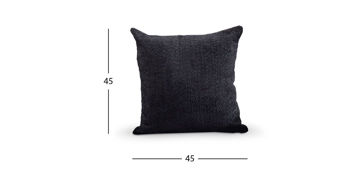 Cojín Decorativo Glass Glow Negro