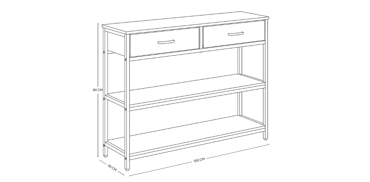 Mesa Consola Como Café