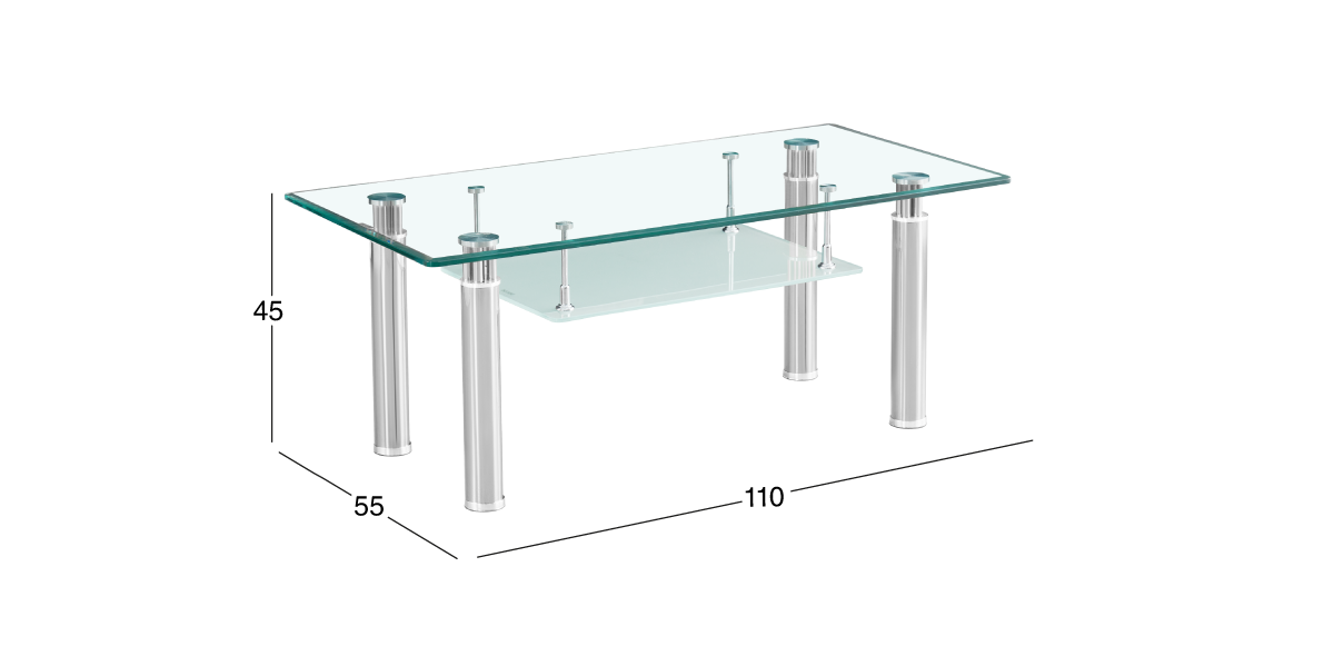 Mesa de Centro Enkel Plata