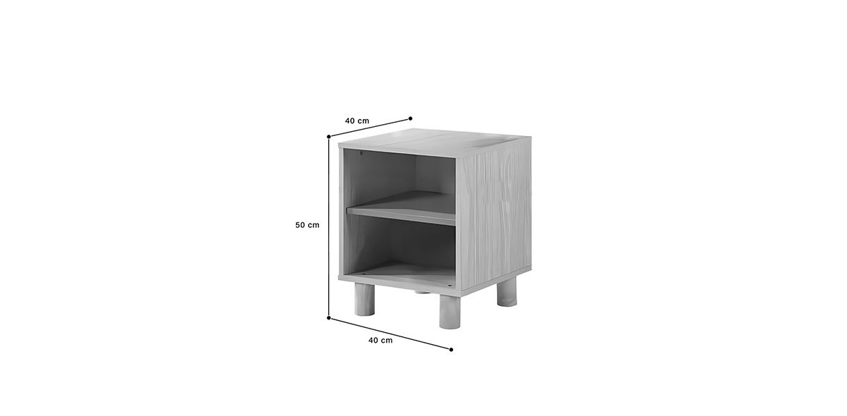 Mesa Ocasional Cuadrada Vexa Café
