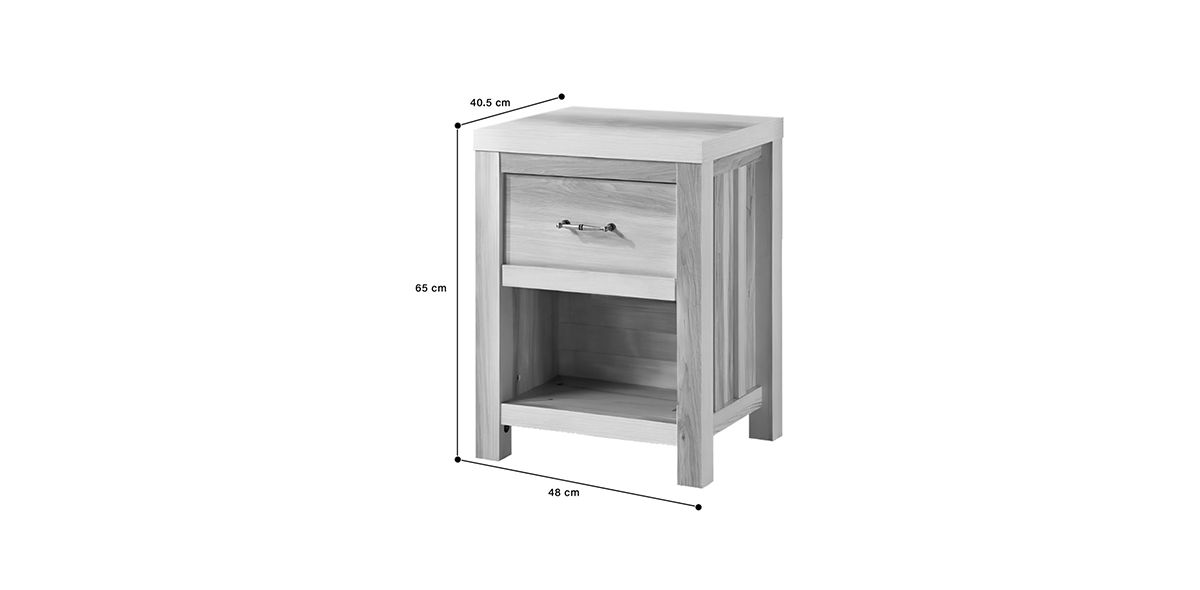 Mesa Ocasional Cuadrada Rylz Gris