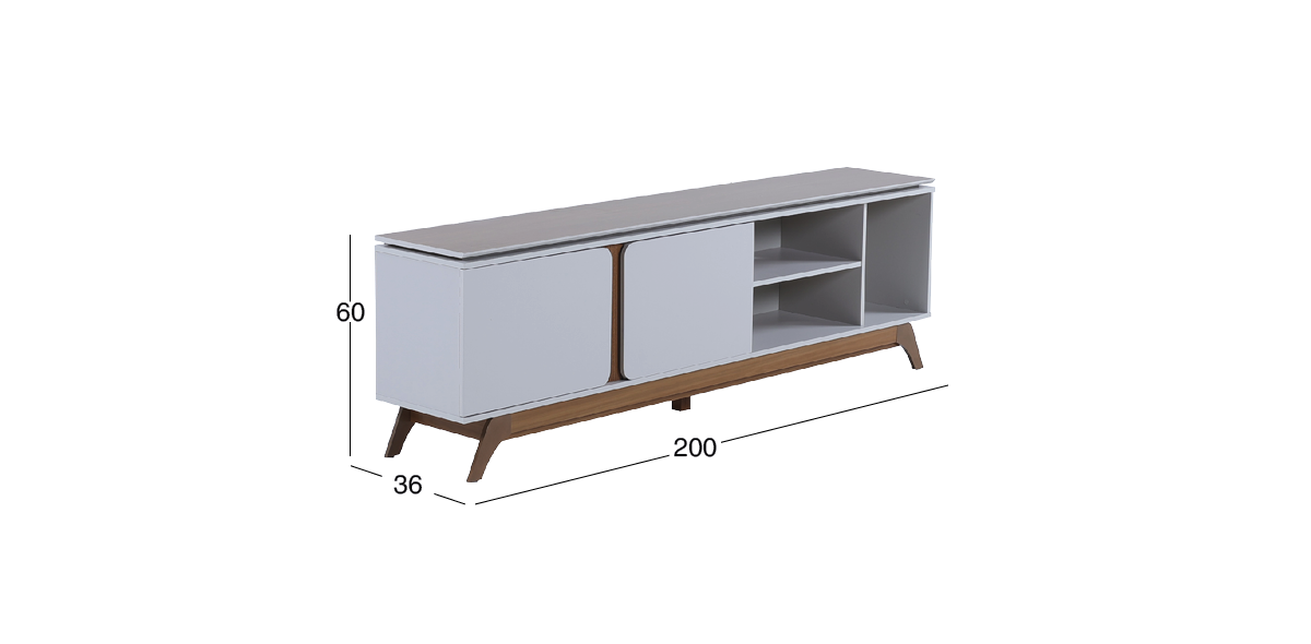 Mesa TV Istambul Blanco