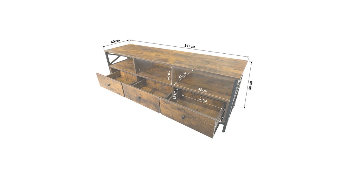 Mesa Tv Rectangular Dorian Café