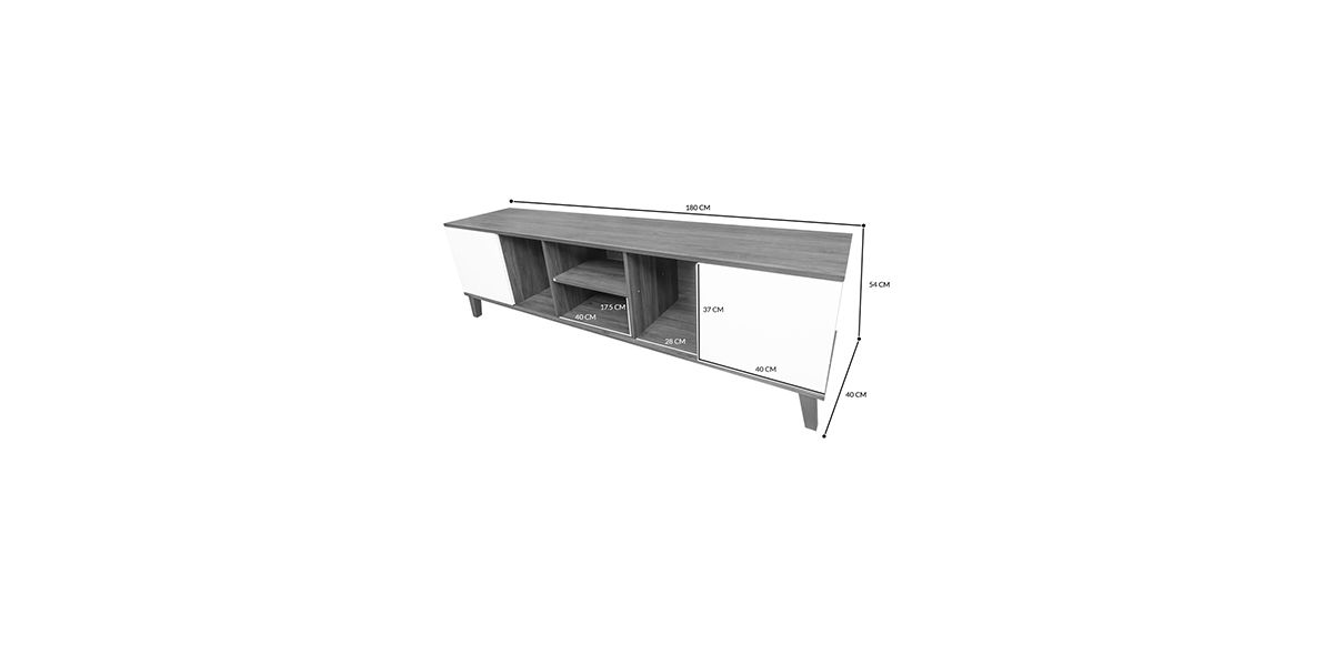 Mesa Tv Rectangular Galt Café
