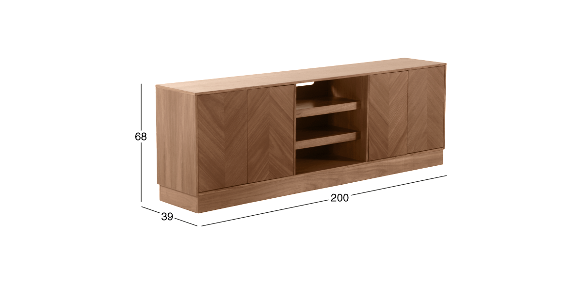 Mesa TV 200 cm Singapur New