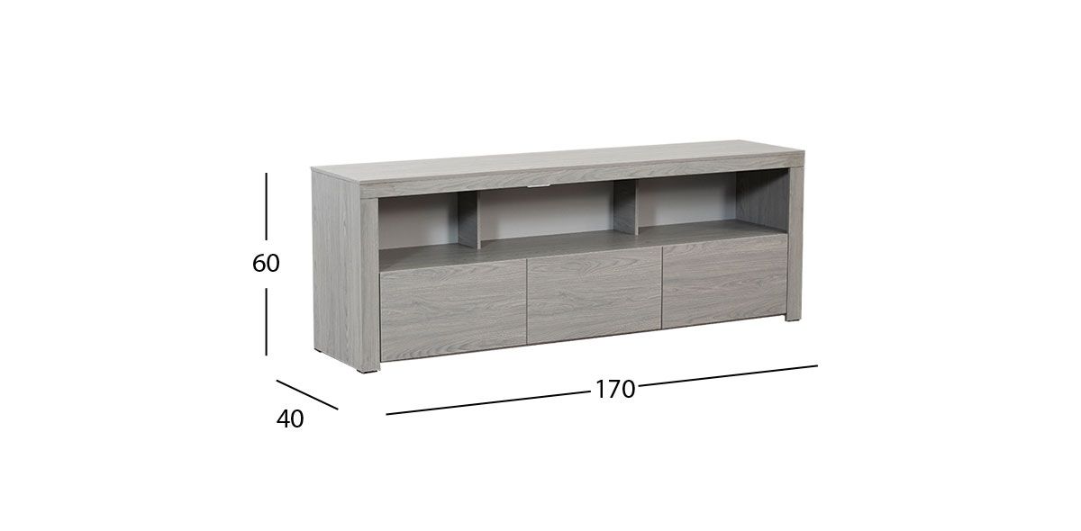 Mesa TV Marbella Gris