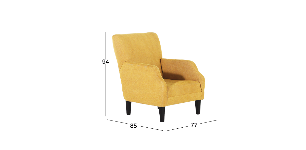 Sillón Pampa Amarillo