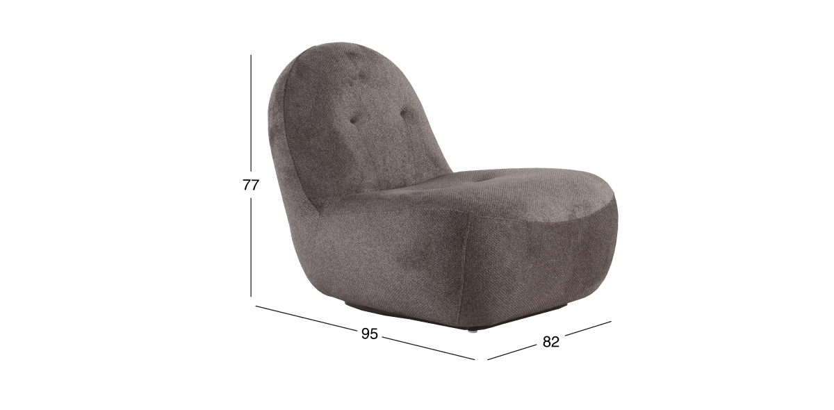 Sillón Zane Café