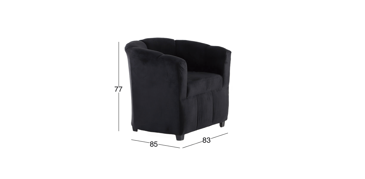 Sillón Montt Negro