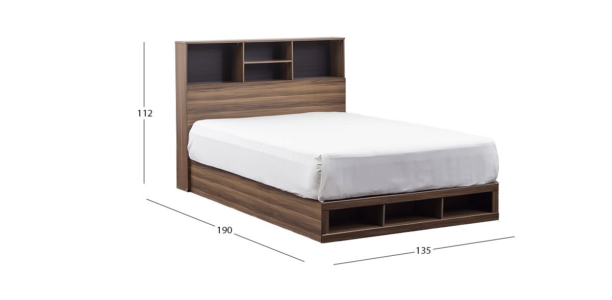 Cama Matrimonial Mateo Café