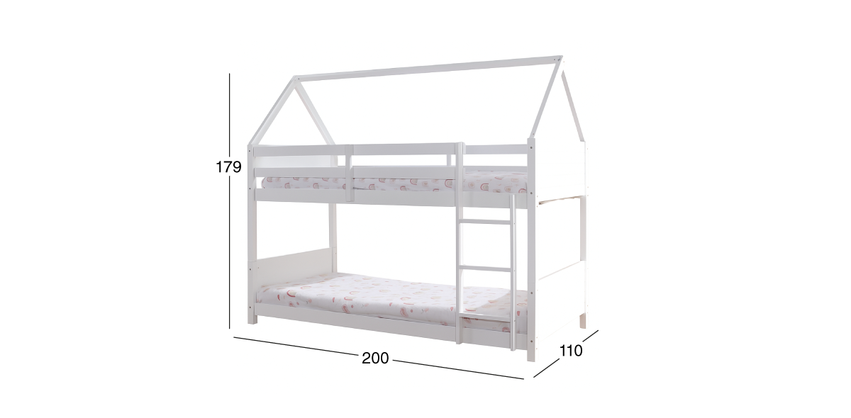 Litera Individual Albany House Blanco