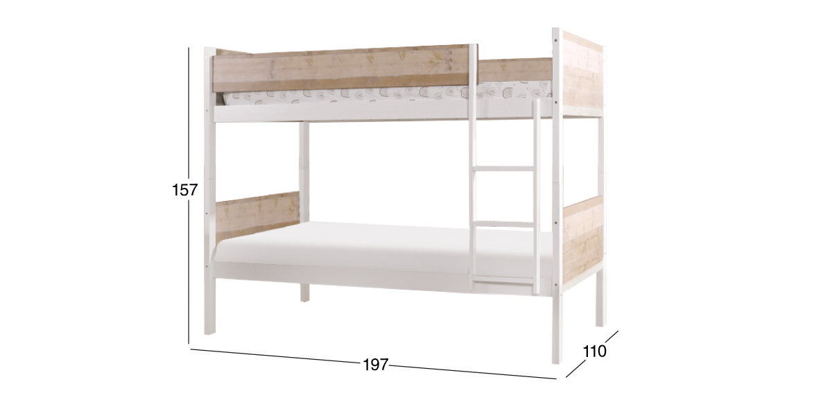 Litera Individual Diana New Blanco