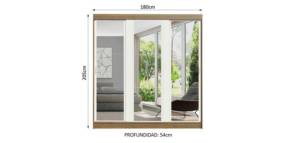 Armario Reiks Café Blanco