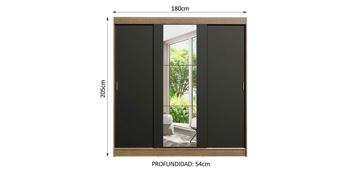 Armario Reiner Negro