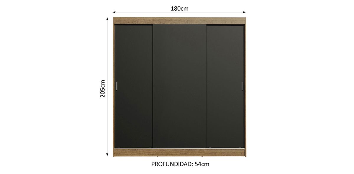 Armario Reno Negro