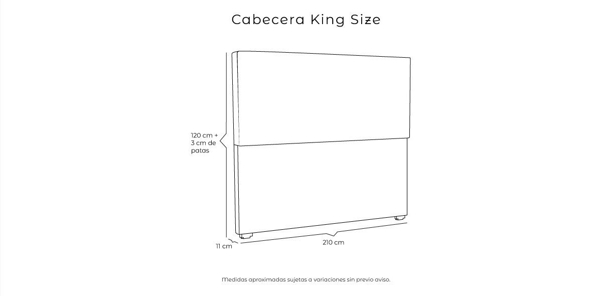 Cabecera King Size Myko Beige