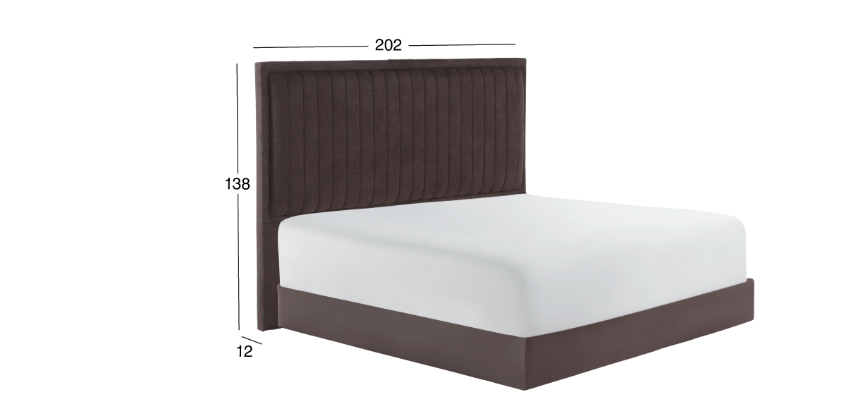 Cabecera King Size Alba Café