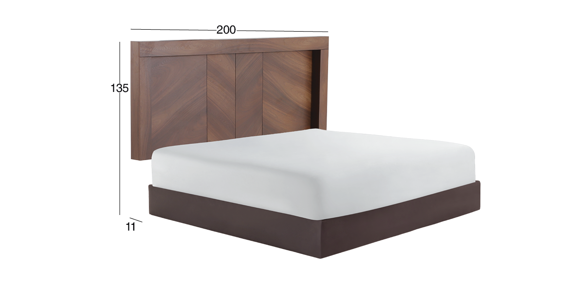 Cabecera King Size Sicilia Café